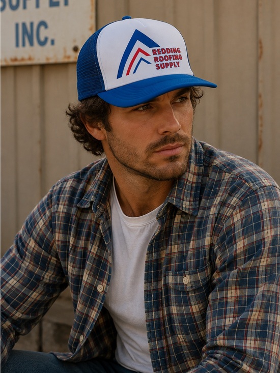 OTTO Other - Otto Trucker Hat Snap Back Redding California Red White and Blue